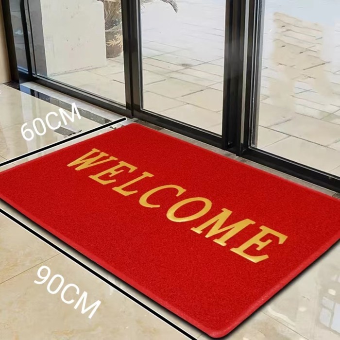 

TERLARIS KESET WELCOME TEBAL16MM PREMIUM UK.60 X 90CM / KESET KARPET ANTI SLIP MIE BIHUN ANTISLIP