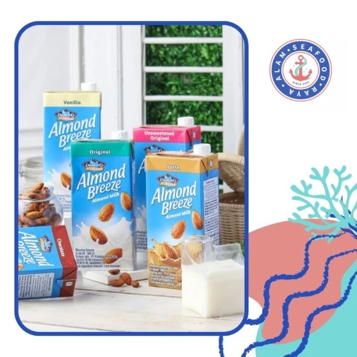 

TERLARIS BLUE DIAMOND ALMOND BREEZE 946ML- SUSU NON DAIRY- SUSU ALMOND MURAH!!! MURAH