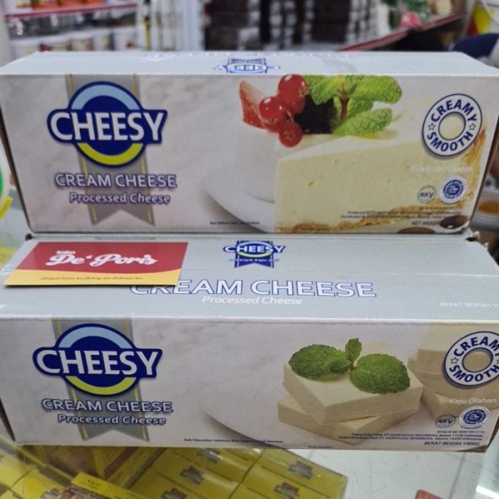 

TERLARIS CHEESY CREAM CHEESE OLAHAN 1.9KG MURAH!!! MURAH