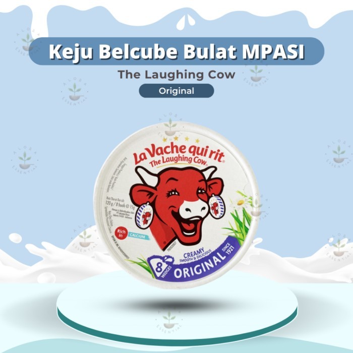 

TERLARIS BELCUBE BULAT KEJU CHEESE SEGITIGA 8PCS 120GR - KEJU BAYI MPASI MURAH!!! MURAH