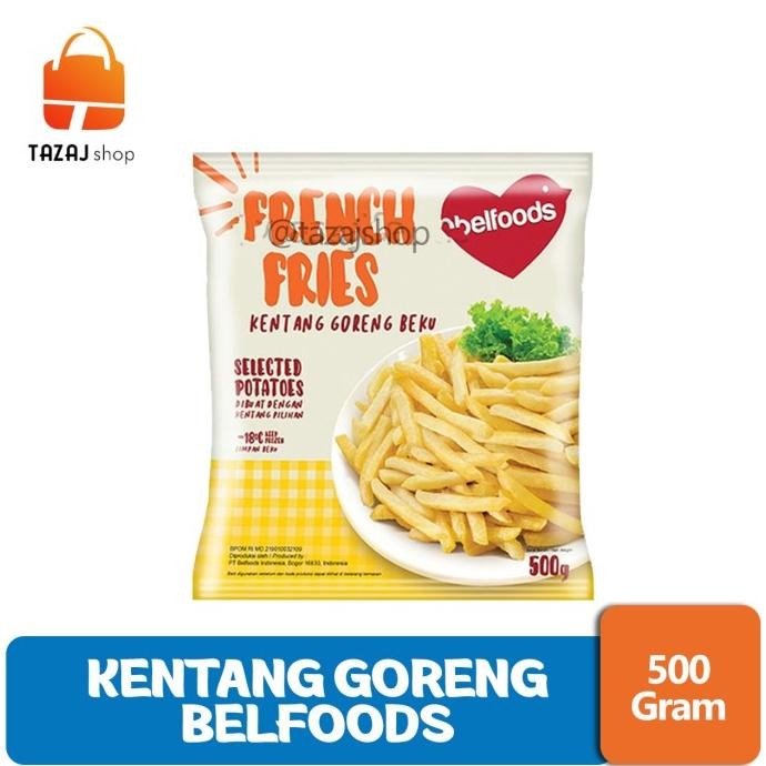 

Kentang Goreng 500 Gram - Belfoods / Kentang Goreng Rasa Original