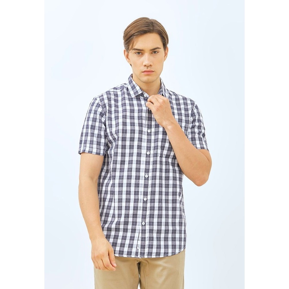 Kemeja pria Lois Jeans Original Kotak-Kotak KLS441