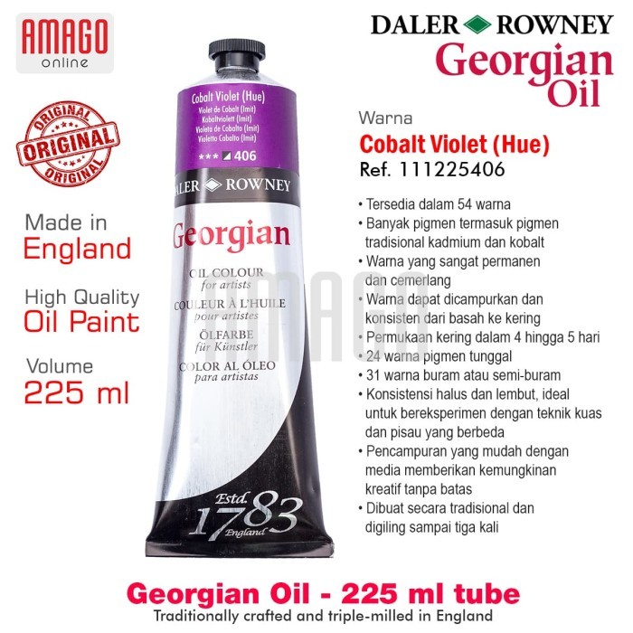 

DALER-ROWNEY - GEORGIAN OIL PAINT 225 ml -COBALT VIOLET HUE -111225406