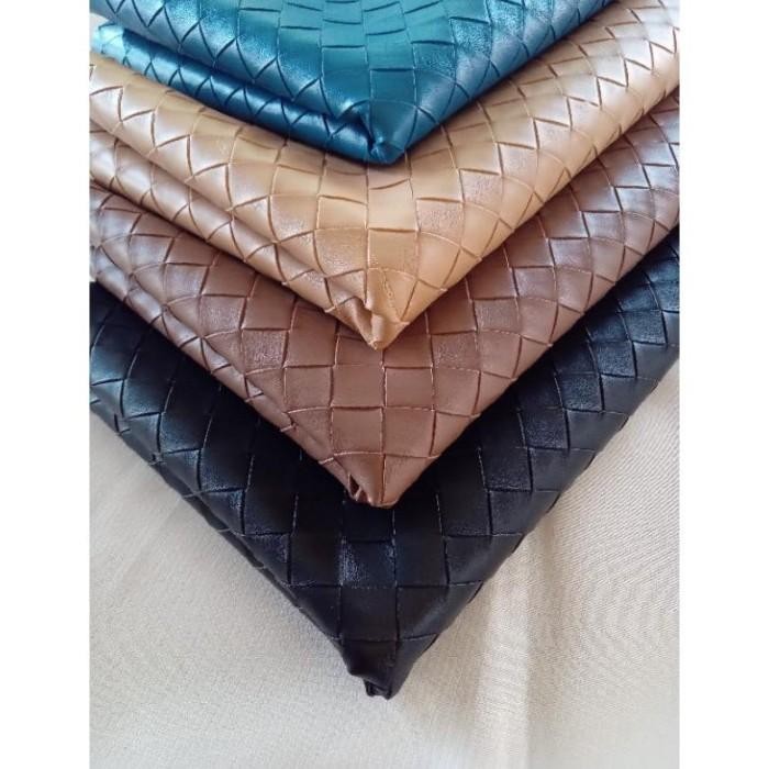 KULIT SINTETIS MOTIF ANYAMAN/KULIT SINTETIS MOTIF TIKAR/KULIT SINTETIS TIKAR/DAN BAHAN KERAJINAN LAI