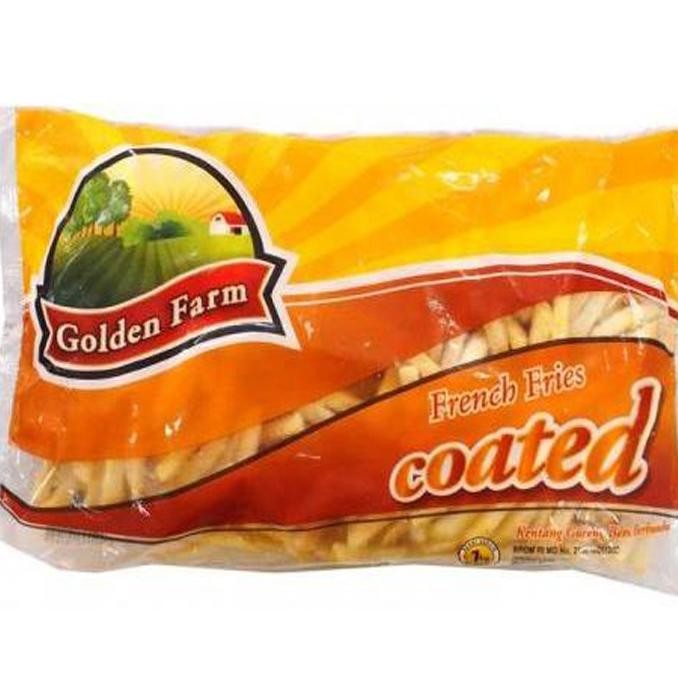 

Golden Farm French Fries Kentang Goreng Shoestring Coated 1 Kg Original