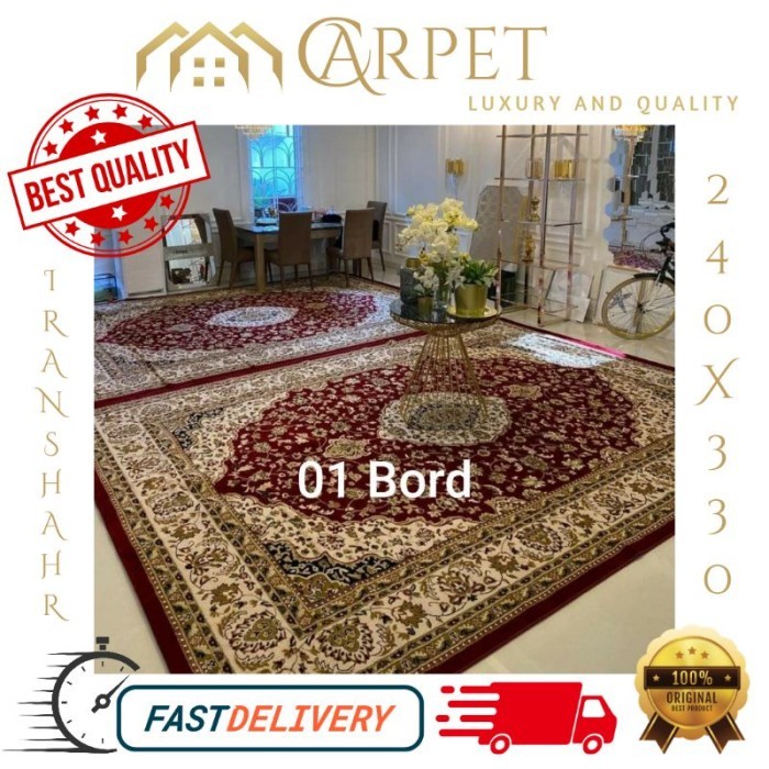 Karpet Permadani Semi Turkey 2.4 x 3.3 m Iranshahr Jumbo Motif 01 Bord