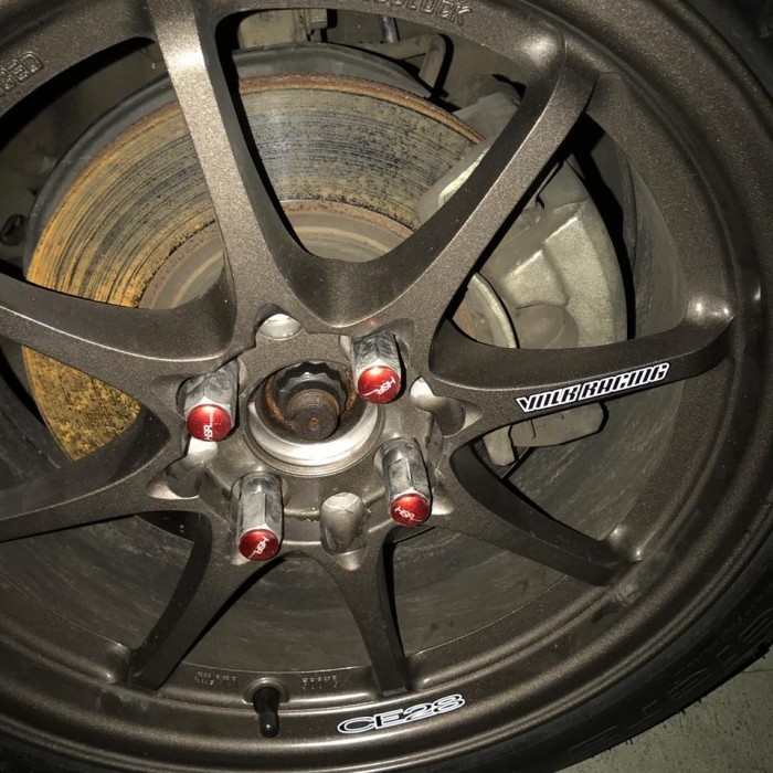 Stiker Velg Mobil Volk Rays Engineering Ce28