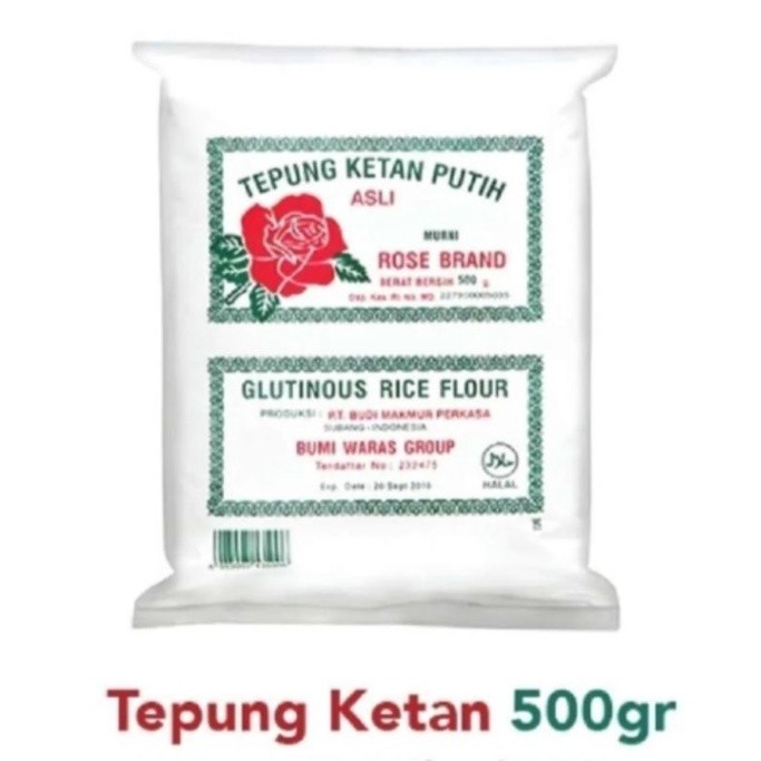 

TERLARIS ROSE BRAND TEPUNG KETAN PUTIH 500 GRAM PERDUS (ISI 20 BKS) MURAH!!! MURAH