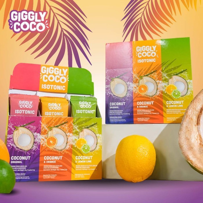 

TERLARIS GIGGLY COCO ISOTONIC COCONUT BOX MURAH!!! MURAH