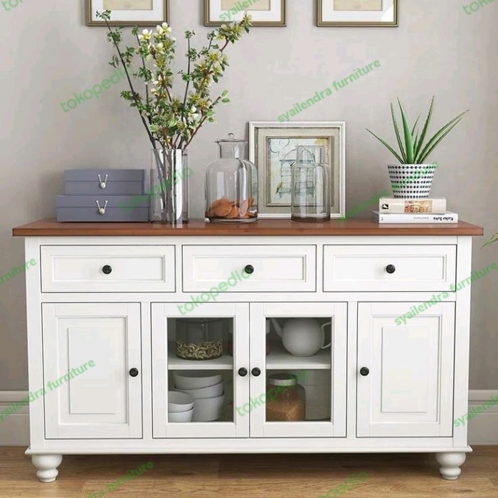 Lemari Pajangan/ Lemari Pajangan Kaca/ Bufet Minimalis Lemari Cabinet