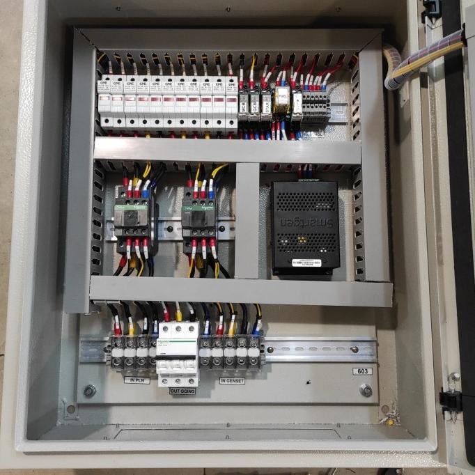 Promo Panel Genset ATS AMF 15 kVA 3phase Kontaktor 4POLE COD