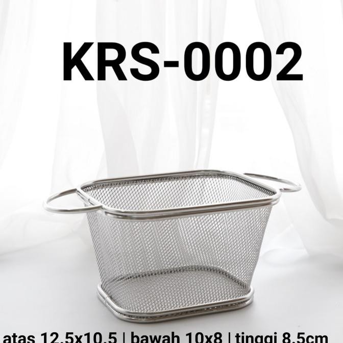 

Krs-0002 Lain-Lain Keranjang French Fries Kentang Goreng Stainless Original