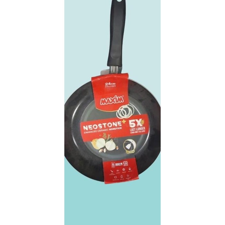 Produk Baru Maxim Neostone Wajan Panci Penggorengan Frypan 20 22 24 26Cm Non-Stick