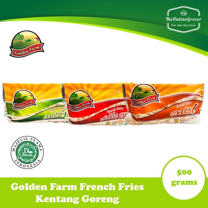 

Golden Farm French Fries - Kentang Goreng Beku 500Gr Original