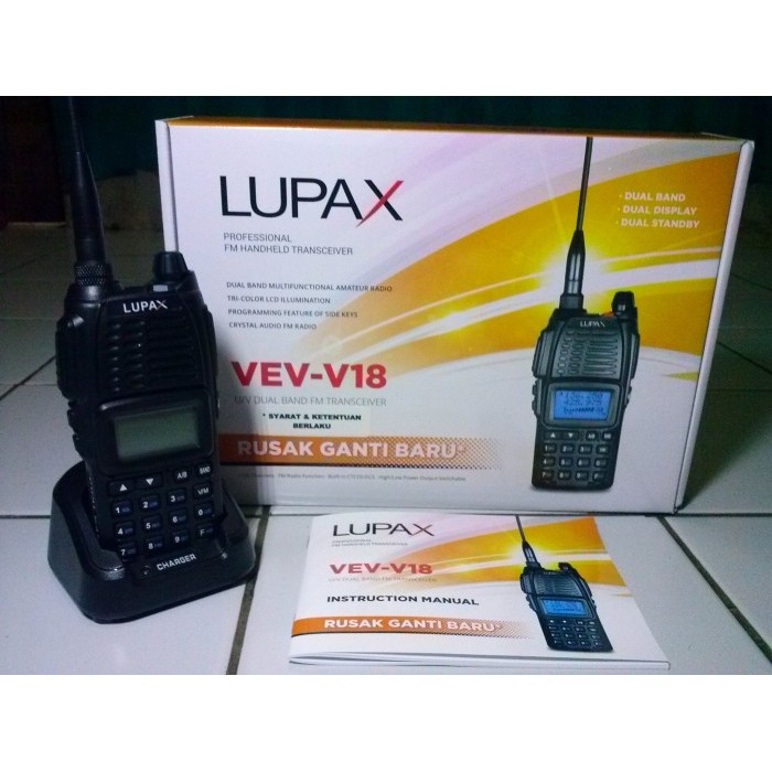 HT LUPAX VEV-V18 DUAL BAND TERBARU