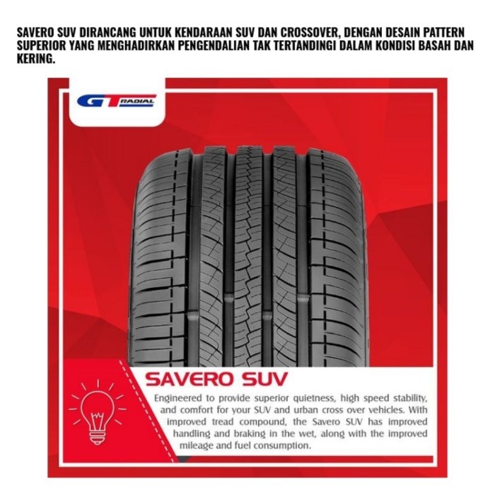 BAN GT RADIAL 215/55 R17 SAVERO SUV