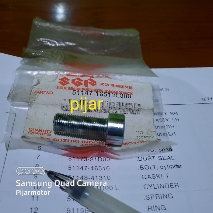 Baut Tap Oli Shock Depan Suzuki Rc100 Bravo Crystal Tornado Satria 120 Termurah Langka