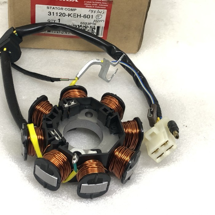 Spul Spoll Stator Assy Honda Megapro Lama Old Ori 31120-Keh-601 Termurah Langka