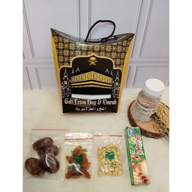 

SPIROS PAKET OLEH-OLEH HAJI DAN UMROH MURAH PAKET B ISI 25 PCS/HAMPERS