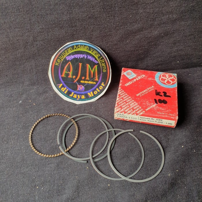 Ring Piston Seher Kaze R Oversize Os 100 Indopart Termurah Langka