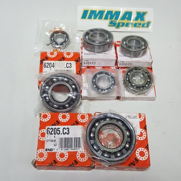 Bearing 6205 Fag Kruk As Ratio F1Zr F1Z Fiz Fis R Force1 Fisr Fizr Full Set C3 Hi Speed Fulset Fulls