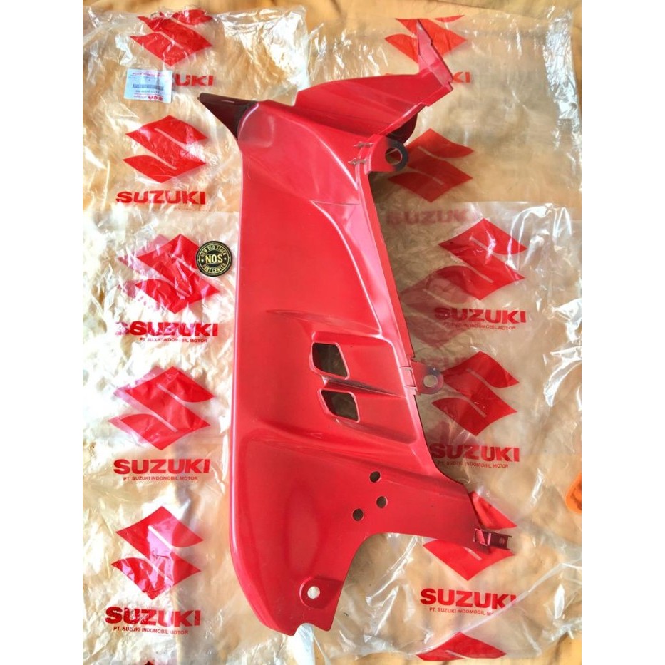 Cover Sayap Tebeng Luar Bagian Kanan Suzuki Shogun Kebo Merah Sholid Termurah Langka