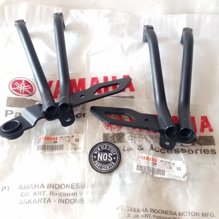 Bracket Dudukan Footstep Belakang Set Hitam Yamaha R15 R 15 V2 Ori Ygp Termurah Langka