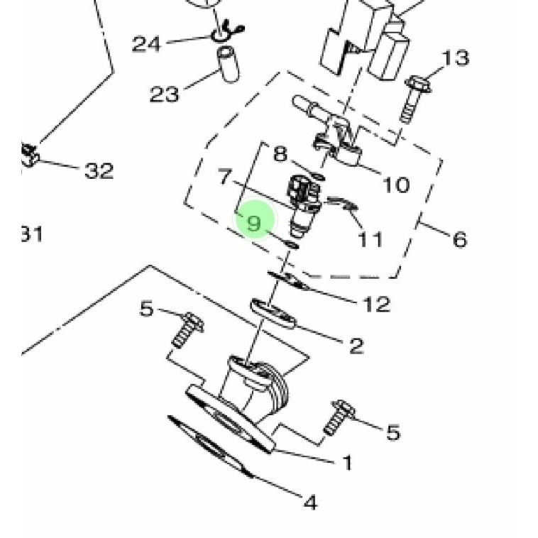 Oring Injektor Xeon Rc Gt Aerox 125 Ori Ygp 5Ca-E4147-00 Termurah Langka