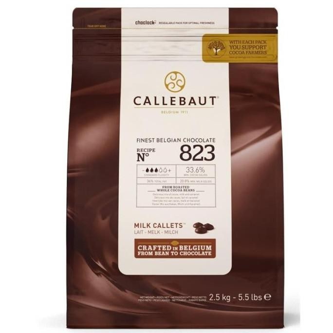 

BIG SALE CALLEBAUT 823 CHOCOLATE MILK CARAMEL CHOCO COKLAT CONVETURE COIN 500GR !!!!!