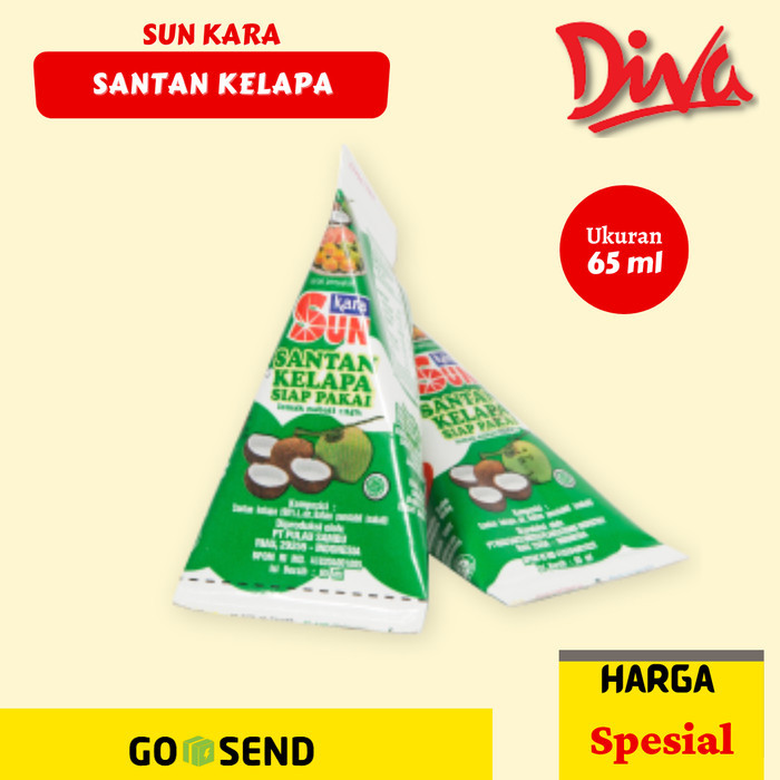 

Sun Kara Santan Kelapa 65 Ml / Santan Kelapa Siap Pakai Best Seller