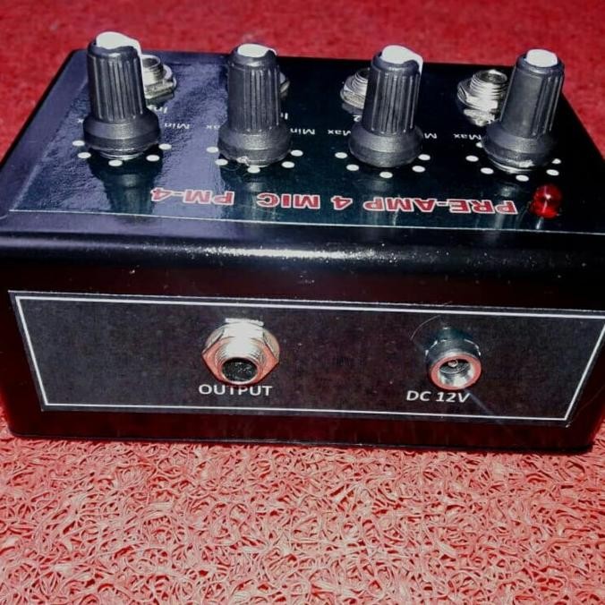 Paralel Input Mic Aktif 4 Input Mic Pm-4 Berkualitas