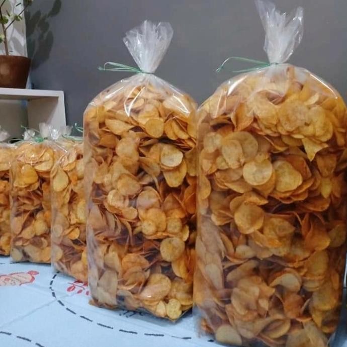 

READY STOCK KERIPIK KENTANG RASA BAWANG PEDAS ASLI GARUT CURAH KILOAN 1KG !!!!!