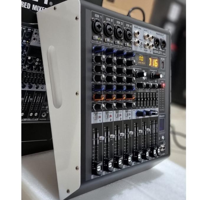 Promo Power Mixer Ashley T400 Original 4 Channel New Model Bluetooth
