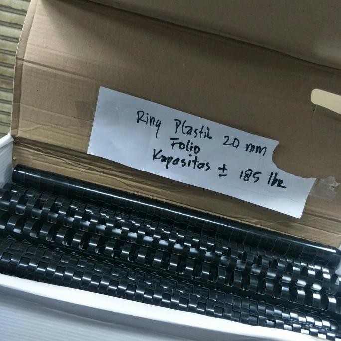 

Promo Spiral Jilid Plastik 20 mm Folio / Dus 100 pcs COD