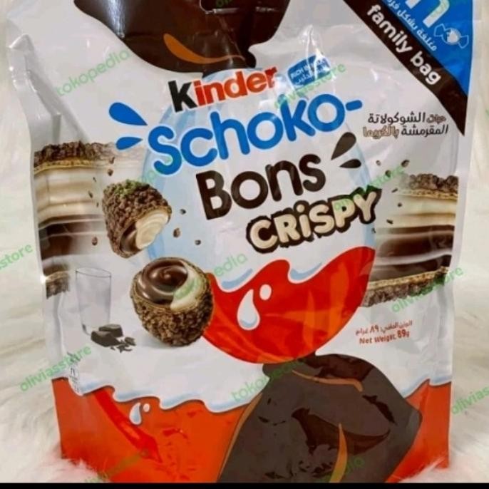 

TERBARU KINDER SCHOKO BONS CRISPY PACK !!!!!