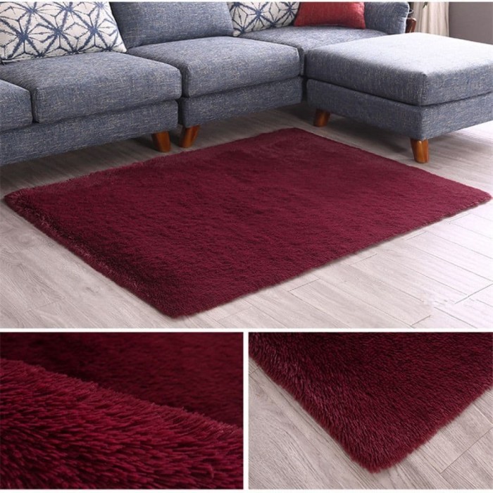 Karpet Bulu Anti Slip Termurah 200X150X2Cm