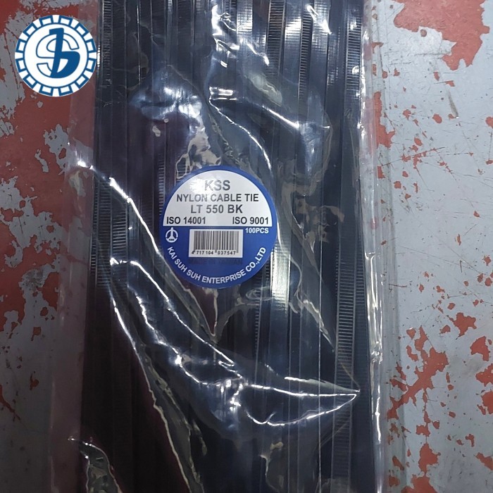 

PROMO! Kabel Ties KSS LT 550 BK ukuran 55cm x 9mm warna hitam dan putih