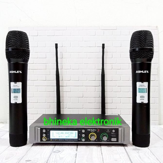 Murah Mic Wireless Ashley Mc Pro With Anti Feedback Ori