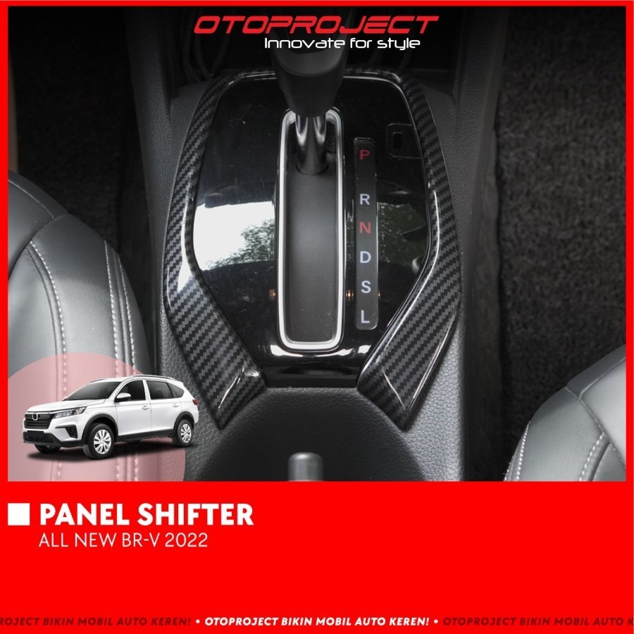 Otoproject - Panel Shifter A.N Brv 2022 Carbon | Cover Perseneling BRV 2022