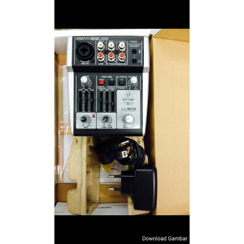 Promo Mixer Audio Behringer Xenyx 302Usb ( 4 Channel ) Original