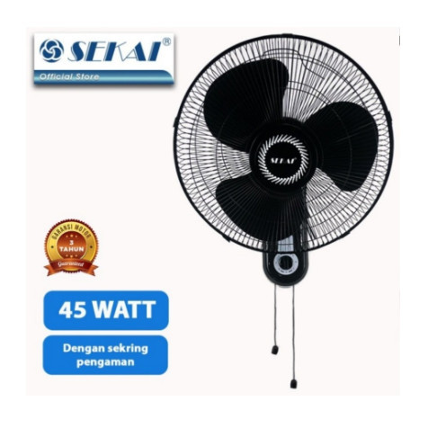 Kipas Angin Dinding Sekai WFN 1626 16inch