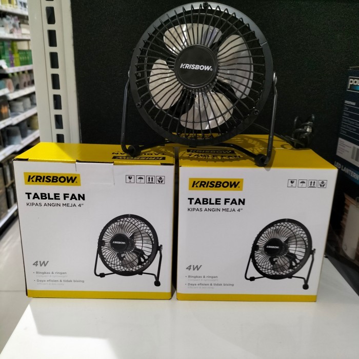 Kipas Angin USB Mini/Krisbow kipas angin Meja 4 Inci