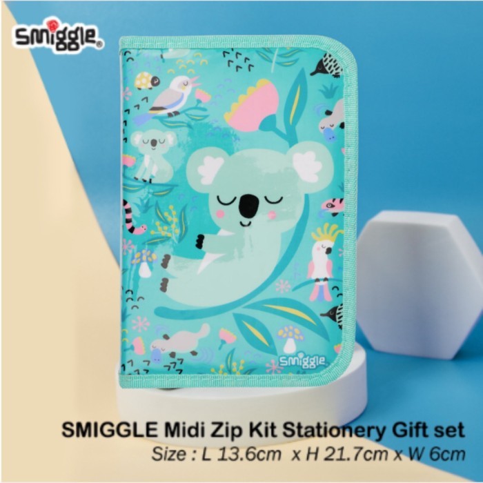 

SMIGGLE MIDI ZIP KIT/PENCIL CASE SMIGGLE/SMIGGLE SHARK BUDZ