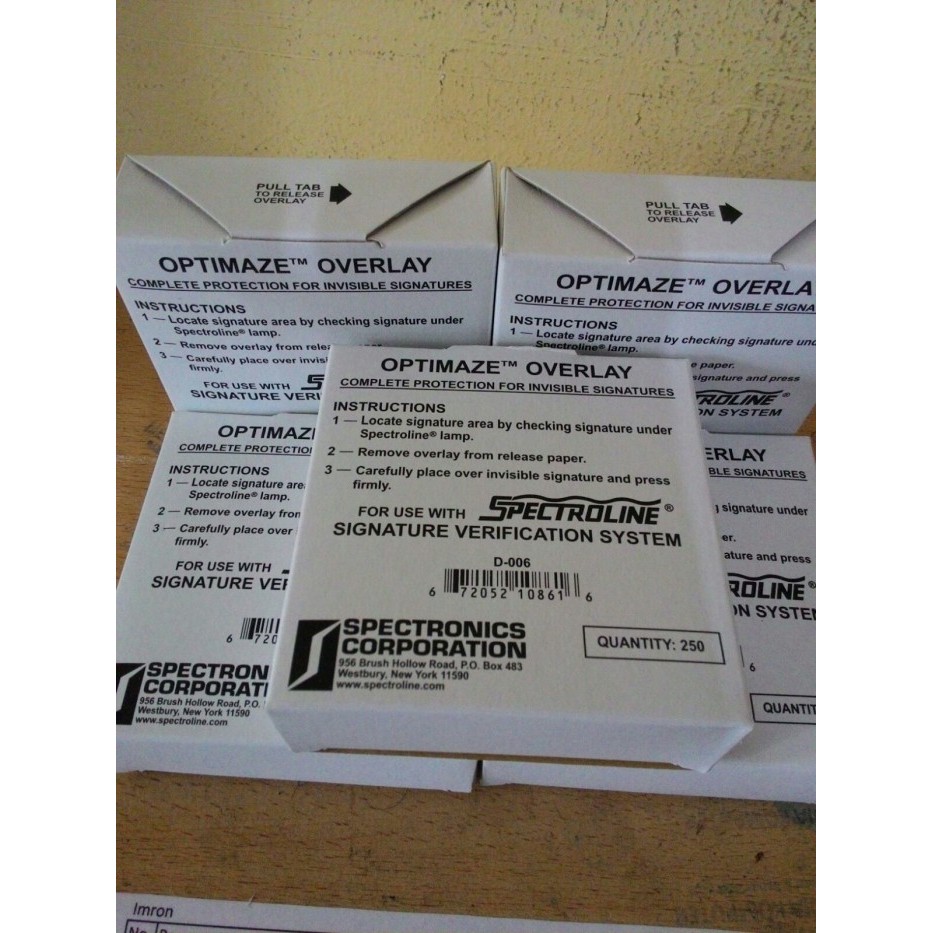 

1 SET SPECTROLINE OVERLAY SIGNATURE MURAH