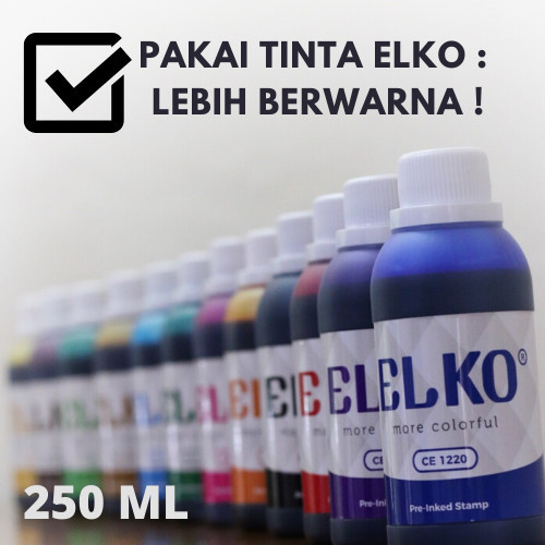 

TINTA STEMPEL FLASH TRODAT OTOMATIS WARNA VIOLET 250ML ELKO WATERPROOF