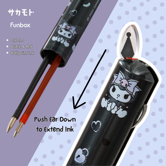 

SAKAMOTO FUNBOX MIMI SANRIO MULTI BALLPOINT PEN 0.7MM LIMITED EDITION