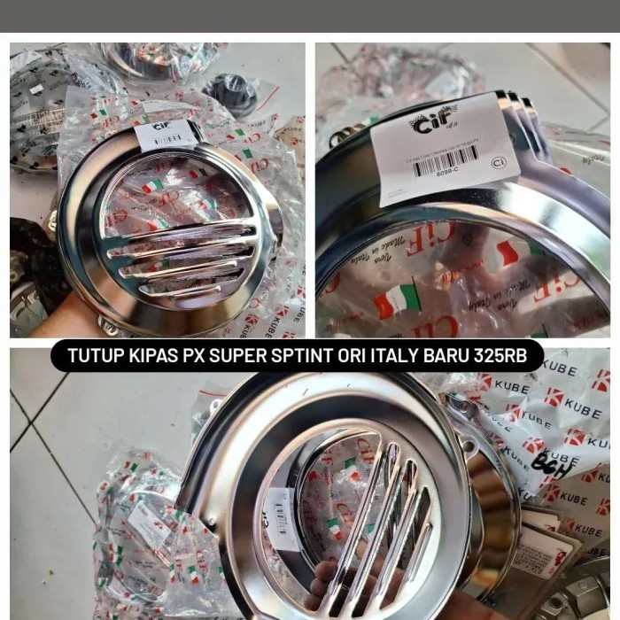 HOT SALE Tutup kipas vespa super sprint px ori cif itay baru cakep