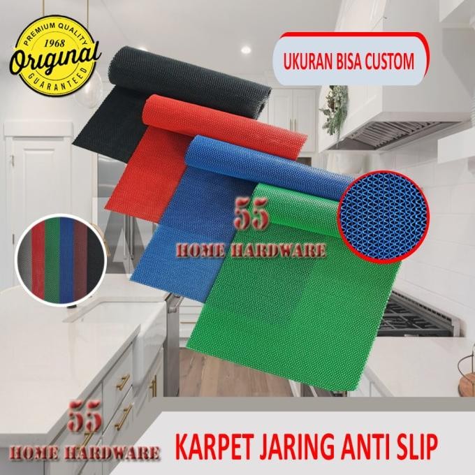 ASLI KARPET KARET KESET ANTI SLIP KAMAR MANDI METERAN