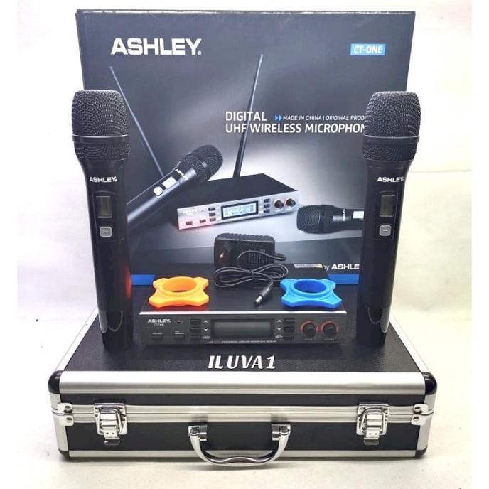 Promo Mic Wireless Ashley Ct One  Mic Wireless Ashley 2 Mic