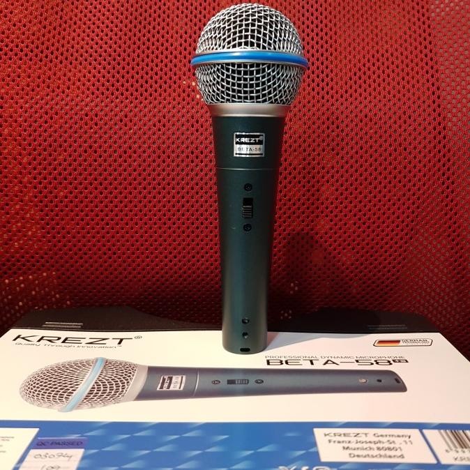 Murah Mic Kabel Krezt Beta 58 Original- Mic Kabel Beta 58 Krezt Original